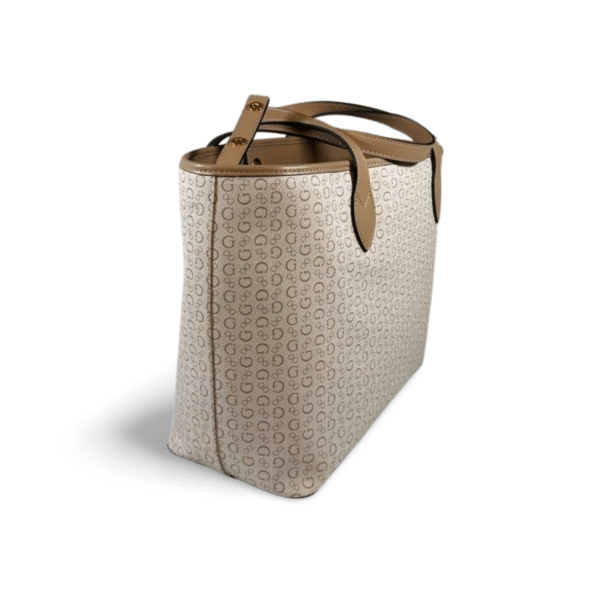 Bolsa tote Guess beige con logotipo